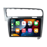 Android Navigatie Radio VW Volkswagen Golf 7 geborsteld grijs glans