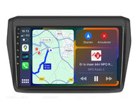 Android navigatie radio met Apple Carplay &amp; Android Auto Draadloos &amp; Bekabeld Suzuki Swift