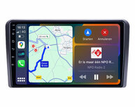 Android navigatie radio met Apple Carplay &amp; Android Auto Draadloos &amp; Bekabeld Audi A3