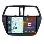Android navigatie radio met Apple Carplay &amp; Android Auto Draadloos &amp; Bekabeld Suzuki SX-4 Cross