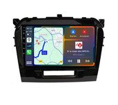 Android navigatie radio met Apple Carplay &amp; Android Auto Draadloos &amp; Bekabeld Suzuki Vitara