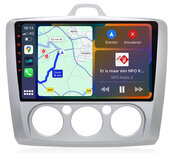 Android navigatie radio met Apple Carplay &amp; Android Auto Draadloos &amp; Bekabeld Ford Focus