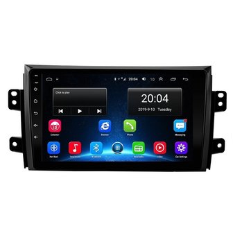 Navigatie radio Suzuki SX4 2006-2013 en Fiat Sedici 2005-2014, Android, Apple Carplay, 9 inch scherm, GPS, Wifi, Mirror link, Bluetooth