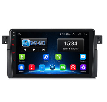 Navigatie radio BMW 3-serie E46, Android, Apple Carplay, 9 inch scherm, GPS, Wifi, Mirror link, Bluetooth