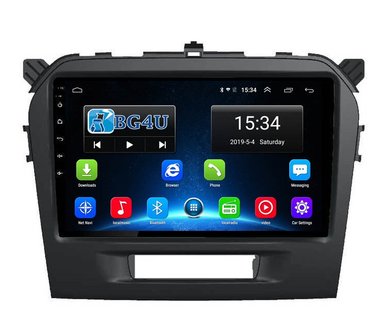 Navigatie radio Suzuki Vitara 2014-2018, Android, Apple Carplay, 9 inch scherm, GPS, Wifi, Mirror link, Bluetooth