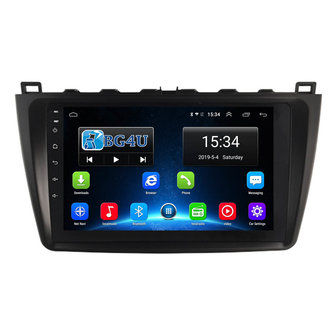 Navigatie radio Mazda 6 2007-2012, Android, Apple Carplay, 9 inch scherm, GPS, Wifi, Mirror link, Bluetooth