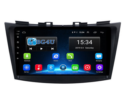 Navigatie radio Suzuki Swift 2011-2017, Android, Apple Carplay, 9 inch scherm, GPS, Wifi, Mirror link, Bluetooth