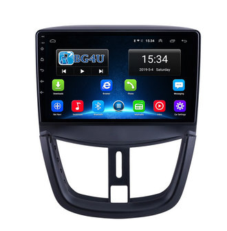 Navigatie radio Peugeot 207 2006-2015, Android, Apple Carplay, 9 inch scherm, GPS, Wifi, Mirror link, Bluetooth