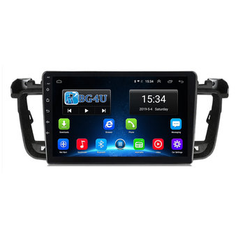 Navigatie radio Peugeot 508 2011-2018, Android, Apple Carplay, 9 inch scherm, GPS, Wifi, Mirror link, Bluetooth