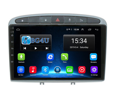 Navigatie radio Peugeot 308 2007-2014, Android OS, Apple Carplay, 9 inch scherm, Canbus, GPS, Wifi, Mirror link, OBD2, Bluetooth, 3G/4G