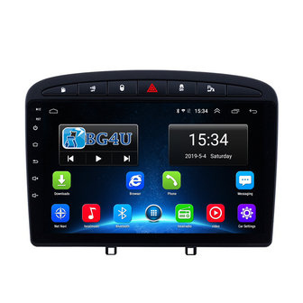 Navigatie radio Peugeot 308 2007-2014, Android OS, Apple Carplay, 9 inch scherm, Canbus, GPS, Wifi, Mirror link, OBD2, Bluetooth, 3G/4G