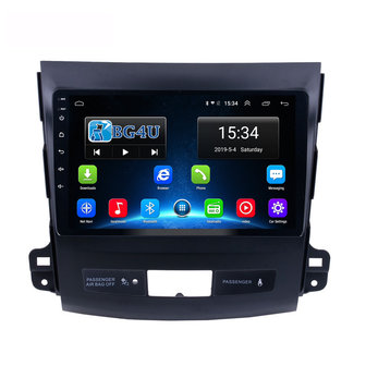 Navigatie radio Mitsubishi Outlander 2006-2014, Android, Apple Carplay, 9 inch scherm, GPS, Wifi, Mirror link, Bluetooth