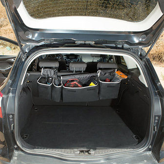 XL Kofferbak Organiser Ophangbaar en Opvouwbaar - Auto Opbergtas - Kofferbak tas - Kofferbak Opbergbox - 20,4 Liter - Zwart