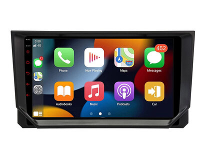 Navigatie radio Seat Ibiza 2017+ type 6F, Android, Apple Carplay, 9 inch scherm, GPS, Wifi, Bluetooth