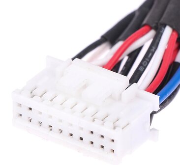 RCA Versterker kabel 20 pins voor Android Radio&#039;s - AUX Video Audio Microfoon en Subwoofer + Microfoon