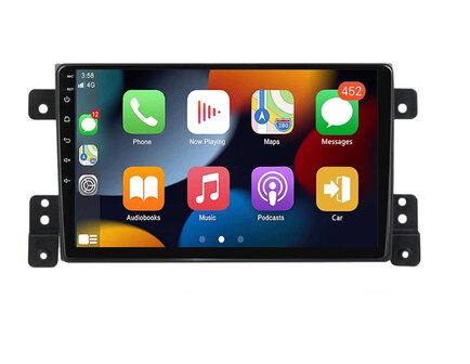 Navigatie radio Suzuki Grand Vitara 3 2005-2015, Android OS, Apple Carplay, 9 inch scherm, GPS, Wifi, Bluetooth