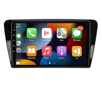 Navigatie radio Skoda Octavia 2013-2018, Android OS, Apple Carplay, 10 inch scherm,  GPS, Wifi, Mirror link, DAB+, Bluetooth, C