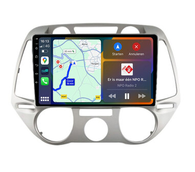 Android navigatie radio Hyundai i20 2008-2012 Manual Airco