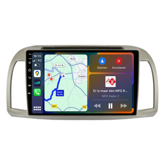 Android navigatie radio Nissan Micra 2002-2010