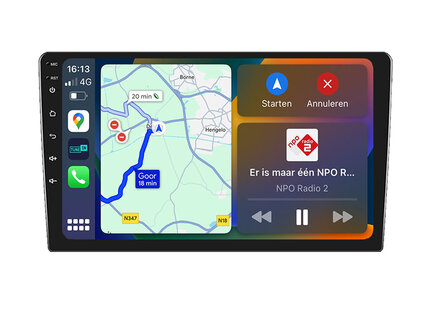 Android navigatie radio Citro&euml;n C2 en Citro&euml;n C3 2001-2010