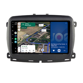 Android navigatie radio Fiat 500 2015-2019