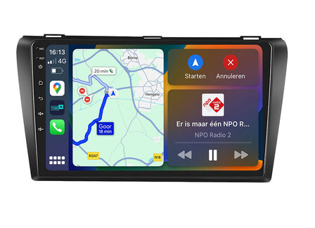 Android navigatie radio Mazda 3 2004-2009