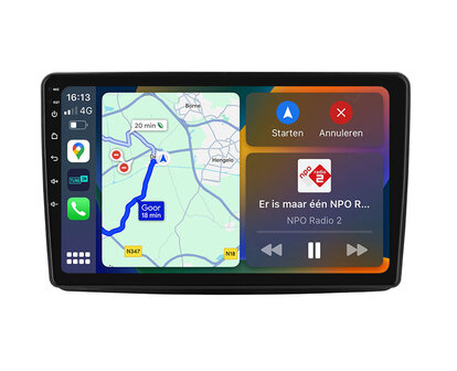 Android navigatie radio Fiat Panda 2003-2012