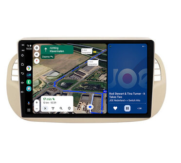 Android navigatie radio Fiat 500 Creme 2007-2015