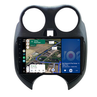 Android navigatie radio Nissan Micra 2010-2013 Apple Carplay Android Auto