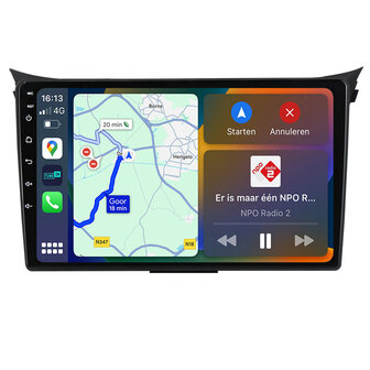 Android navigatie radio Hyundai i30 2012-2017 Apple Carplay Android Auto
