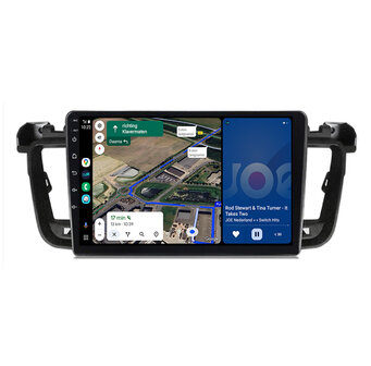 Android navigatie radio Peugeot 508 en 508 SW 2011-2018 Apple Carplay Android Auto