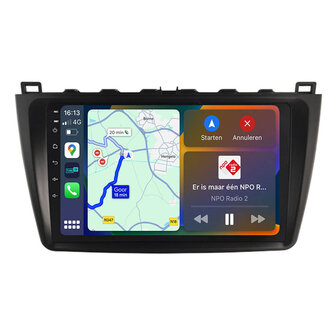 Android navigatie radio Mazda 6 2007-2012 Apple Carplay Android Auto