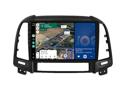 Android navigatie radio Hyundai Santa Fe 2006-2012 Apple Carplay Android Auto