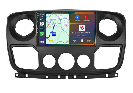 Android navigatie radio met Apple Carplay &amp; Android Auto Draadloos &amp; Bekabeld 