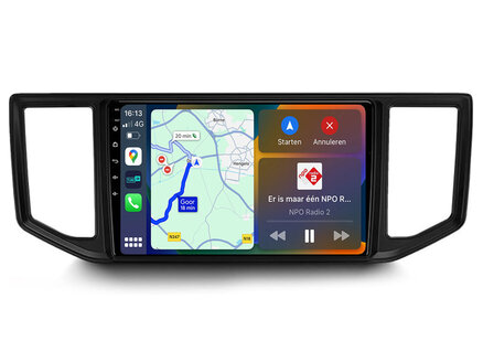 Android navigatie radio met Apple Carplay &amp; Android Auto Draadloos &amp; Bekabeld VW Crafter