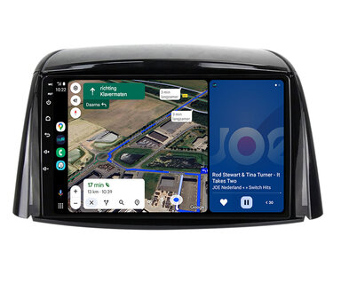Android navigatie radio met Apple Carplay &amp; Android Auto Draadloos &amp; Bekabeld Renault Koleos