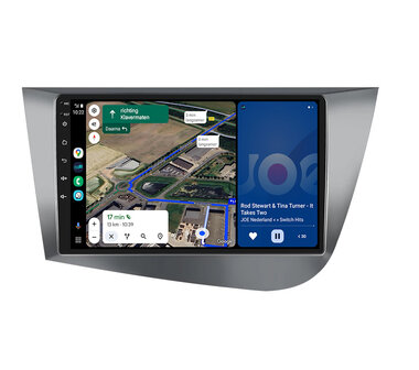 Android navigatie radio met Apple Carplay &amp; Android Auto Draadloos &amp; Bekabeld Seat Leon MK2