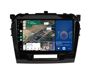 Android navigatie radio met Apple Carplay &amp; Android Auto Draadloos &amp; Bekabeld Suzuki Vitara
