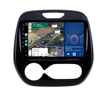 Android Navigatie Radio met Apple Carplay &amp; Android Auto Draadloos &amp; Bekabeld Renault Captur