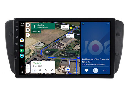 Android navigatie radio met Apple Carplay &amp; Android Auto Draadloos &amp; Bekabeld Seat Ibiza 6J