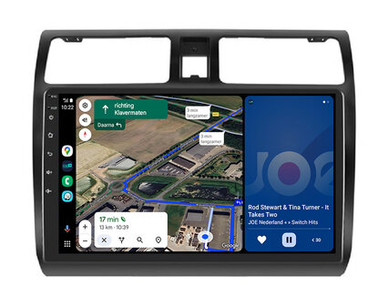 Android navigatie radio met Apple Carplay &amp; Android Auto Draadloos &amp; Bekabeld Suzuki Swift