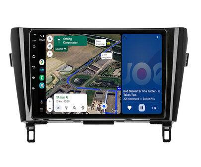 Android navigatie radio met Apple Carplay &amp; Android Auto Draadloos &amp; Bekabeld Nissan Qashqai X-Trail