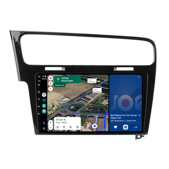 Android navigatie radio met Apple Carplay &amp; Android Auto Draadloos &amp; Bekabeld VW Golf 7