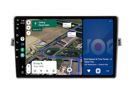 Android Navigatie Radio met Apple Carplay &amp; Android Auto Draadloos &amp; Bekabeld Toyota Verso 2009-2018