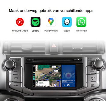 Toyota Apple Carplay Box Android Auto Module - Draadloze Interface uitbreiding Entune 2.0 en Touch 2 Systeem - Integratie met O