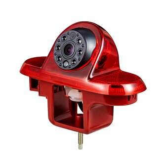 Achteruitrijcamera Renault Trafic Opel Vivaro 2001-2014  - 3e Derde Remlicht HD Camera - Achterdeur - Fisheye 170 graden - IP68