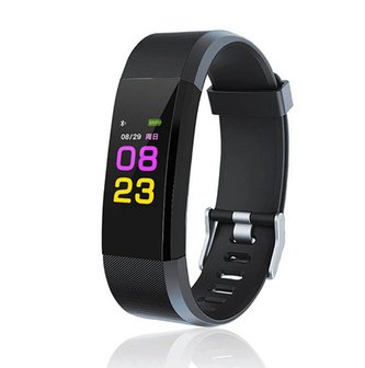 Fitness Activity Tracker met Hartslagmeter en Bloeddrukmeter | Fitness Activity Tracker Smart Watch met OLED Kleurendisplay en Nederlandstalige App