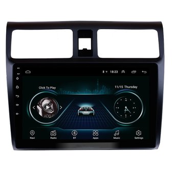 Navigatie radio Suzuki Swift 2005-2010 Android OS, Apple Carplay, 10.1 inch scherm, GPS, Wifi, Mirror link, Bluetooth