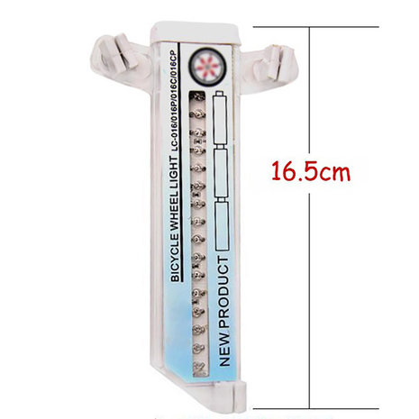 Multi LED Spaakverlichting XXL | 32 LED Lampen Fietsverlichting | 32 Verschillende Patronen Extra Groot