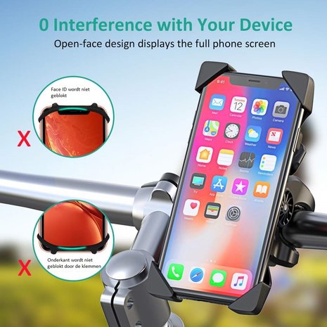 etiquette bedenken tempel Stevige Universele Telefoonhouder Fiets | Fiets Telefoon Houder Extra  Stevig | Smartphonehouder Fiets tot 6,5 inch | Fietshouder voor iPhone,  Samsung en alle overige telefoon merken - Bestgadgets4u